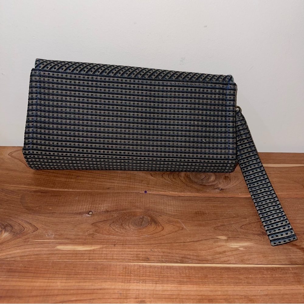 New Handmade Cotton Clutch Wristlet Bag Lots of CC Slip Pockets, Phone Money - Picture 12 of 12